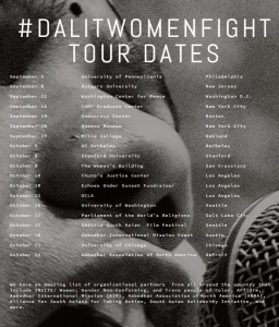 Dalit women fight tour dates