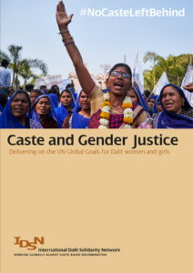 Caste and Gender Justice booklet cover page